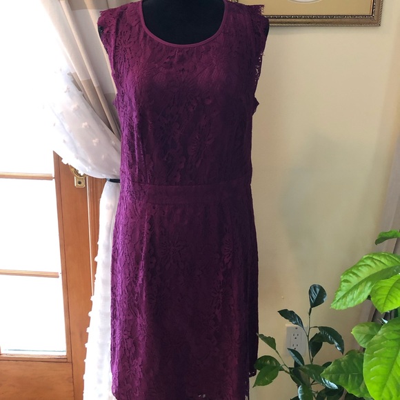 Brixon Ivy Dresses & Skirts - Lace Dress purple color